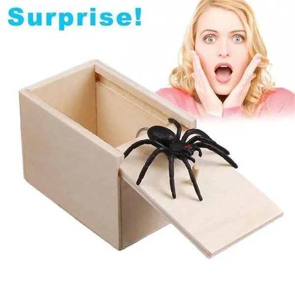 Super Funny Crazy Prank Gift Box Spider – a surprise gift box with a spider that pops out, guaranteed to surprise and delight friends and family